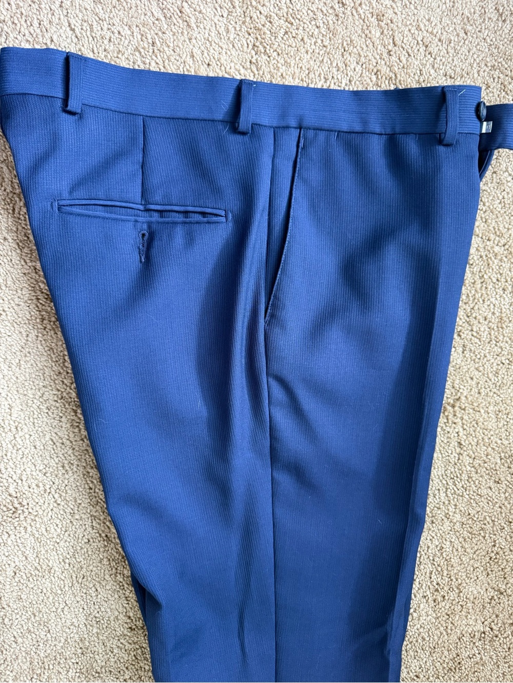 Austin Reed Blue Two-Button Notch Lapel Blazer - Picture 5 of 5